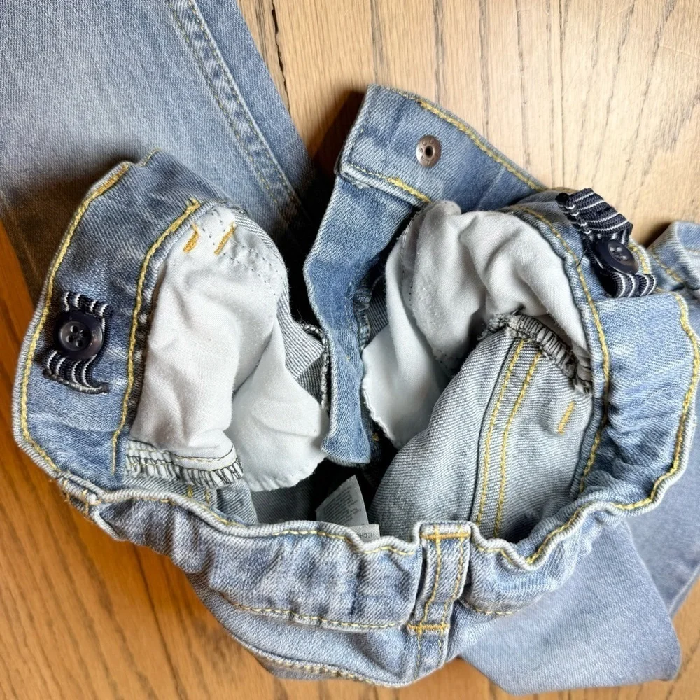 Osh Kosh B’Gosh Skinny Blue Denim Zip Fly Jeans Size 3T